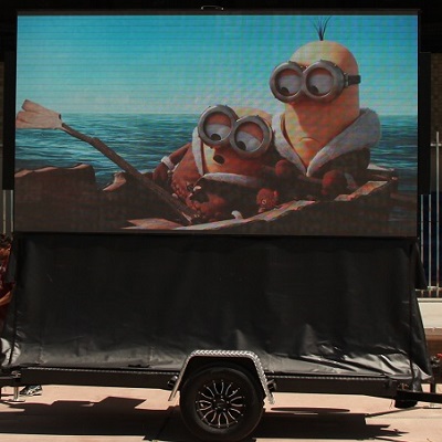 outdoor movie screen